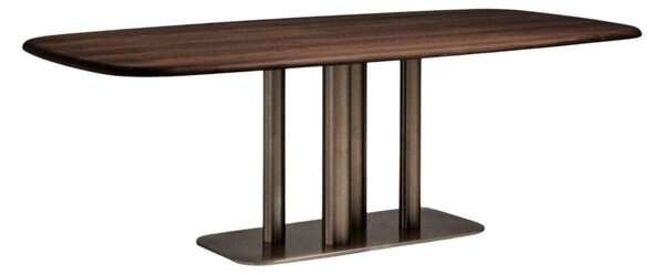 Jedálenský stôl v dekore orecha 100x180 cm Melvar – Kave Home