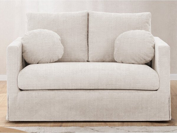 Krémovobiela pohovka 140 cm Paphos – Ropez