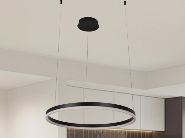 LED Stmievateľný luster na lanku LED/42W/230V 3000-6500K + diaľkové ovládanie