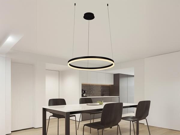 LED Stmievateľný luster na lanku LED/42W/230V 3000-6500K + diaľkové ovládanie