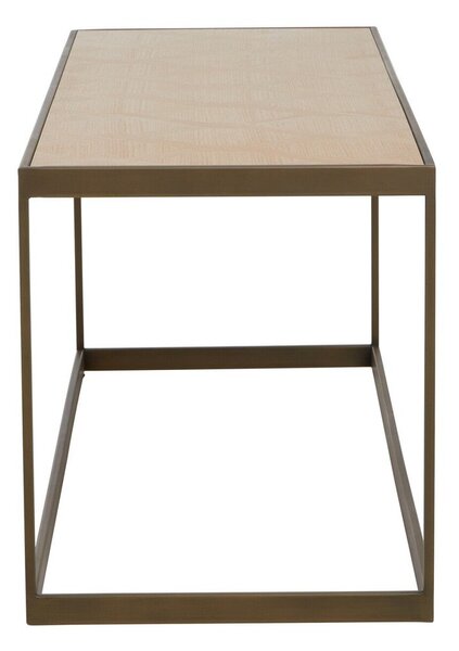 Hnedý/v prírodnej farbe konferenčný stolík s doskou v dubovom dekore 40x120 cm Grenoble – Premier Housewares