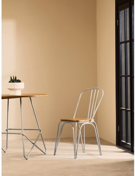 Okrúhly jedálenský stôl z brestového dreva ø 80 cm District – Premier Housewares