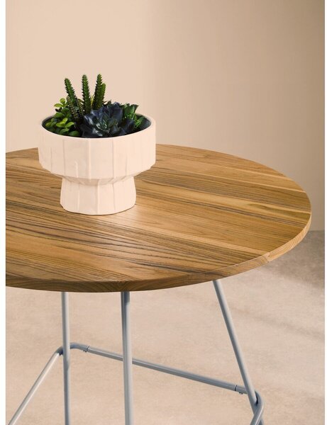 Okrúhly jedálenský stôl z brestového dreva ø 80 cm District – Premier Housewares