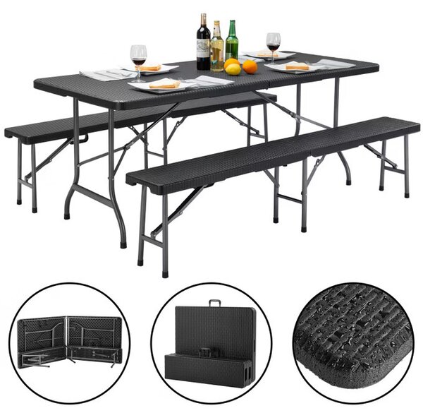 Pivný set Malmö - čierny