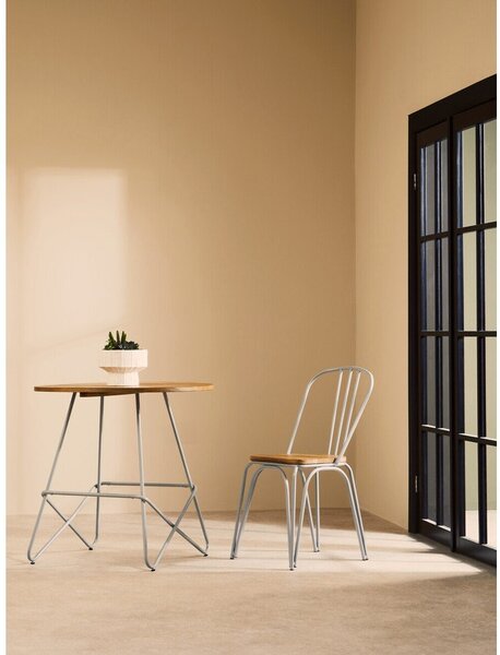 Okrúhly jedálenský stôl z brestového dreva ø 80 cm District – Premier Housewares