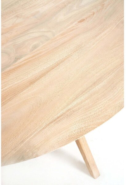 Okrúhly jedálenský stôl z mangového dreva ø 120 cm Quenza – Light & Living
