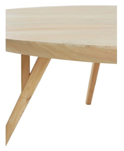 Okrúhly jedálenský stôl z mangového dreva ø 120 cm Quenza – Light & Living