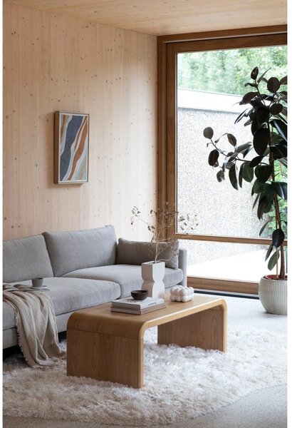 Konferenčný stolík v dekore duba v prírodnej farbe 60x120 cm Brave – Zuiver