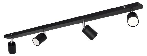 LED Bodové svietidlo TUNE 4xGU10/4,8W/230V čierna