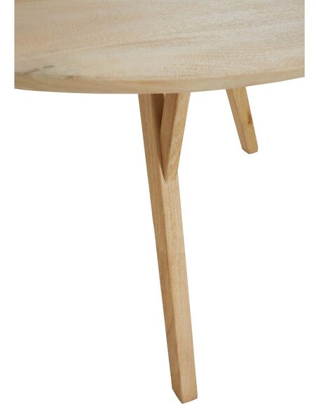 Okrúhly jedálenský stôl z mangového dreva ø 120 cm Quenza – Light & Living