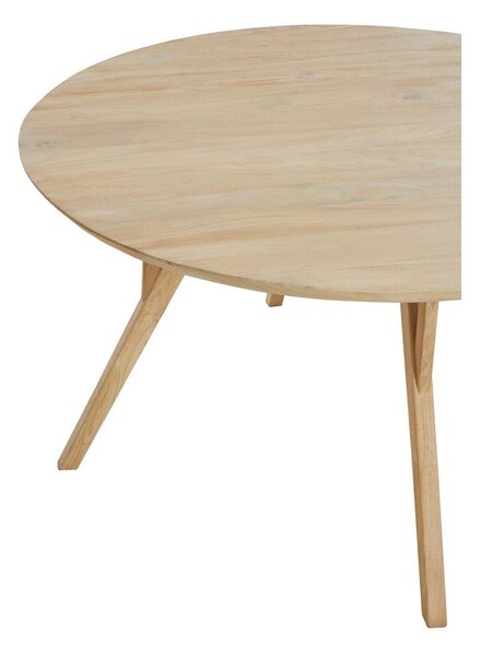 Okrúhly jedálenský stôl z mangového dreva ø 120 cm Quenza – Light & Living