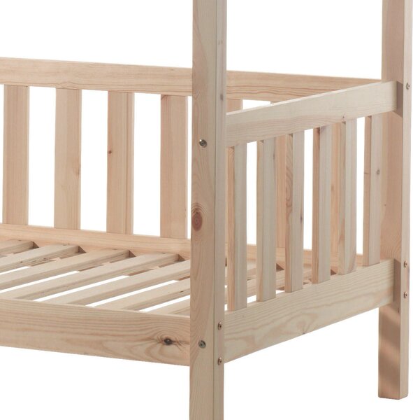DOMČEKOVÁ POSTEĽ, 90/200 cm prírodná farba MID.YOU - Detské izby, Online Only