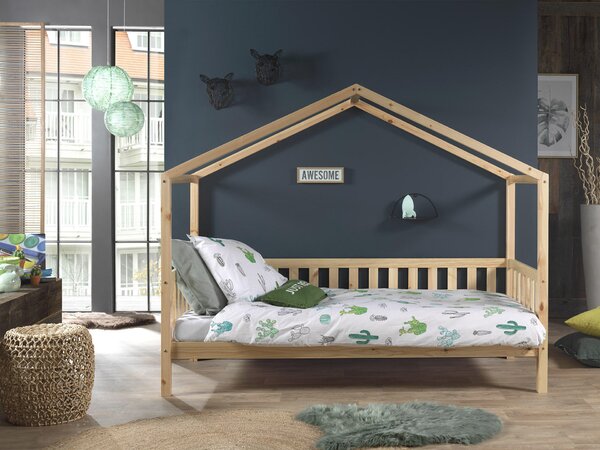 DOMČEKOVÁ POSTEĽ, 90/200 cm prírodná farba MID.YOU - Detské izby, Online Only