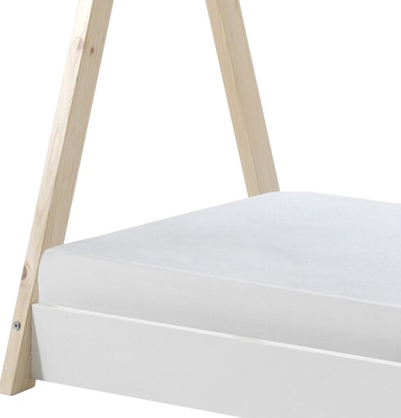 DOMČEKOVÁ POSTEĽ, 70/140 cm biela, farba borovice MID.YOU - Detské izby, Online Only