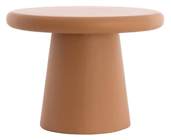 Okrúhly konferenčný stolík v terakotovej farbe ø 60 cm Kulona – Light & Living