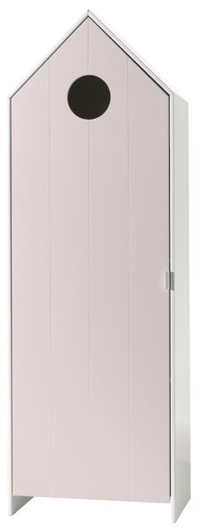 DETSKÁ ŠATNÍKOVÁ SKRIŇA, ružová, biela, 57,6/171,3/37 cm MID.YOU - Detské izby, Online Only