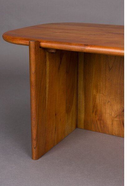 Konferenčný stolík z masívu akácie v prírodnej farbe 50x75 cm Feller – Dutchbone