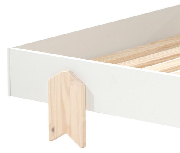 POSTEĽ PRE DETI A MLÁDEŽ, 90/200 cm biela MID.YOU - Detské izby, Online Only