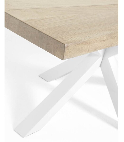 Jedálenský stôl s doskou v dubovom dekore 90x160 cm Argo – Kave Home
