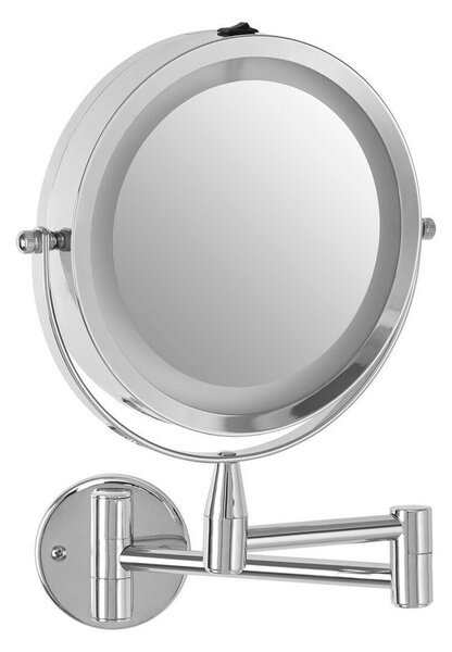 Kozmetické zrkadlo s osvetlením/zväčšovacie (zväčšenie 2x) 18x29 cm Cassini – Premier Housewares