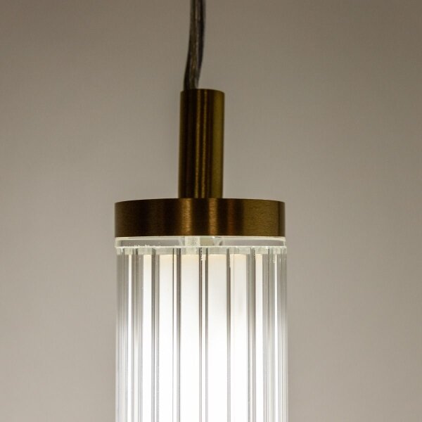 Zuma Line 1233 - stmievateľný LED luster na lanku COMO LED/26W/230V 2700-6500K zlatá s diaľkovým ovládačom