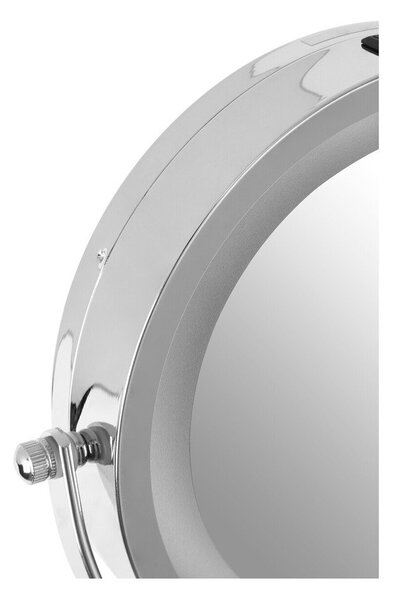 Kozmetické zrkadlo s osvetlením/zväčšovacie (zväčšenie 2x) 18x29 cm Cassini – Premier Housewares