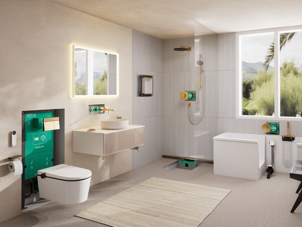 Hansgrohe Tubset Universal - Základné teleso odtokovej a prepadovej súpravy pre vane, 58152180