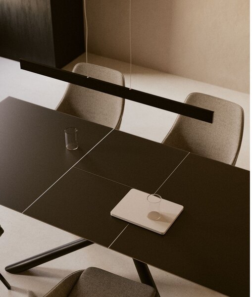 Rozkladací jedálenský stôl s prídavnou doskou s keramickou doskou 90x160 cm Theone – Kave Home