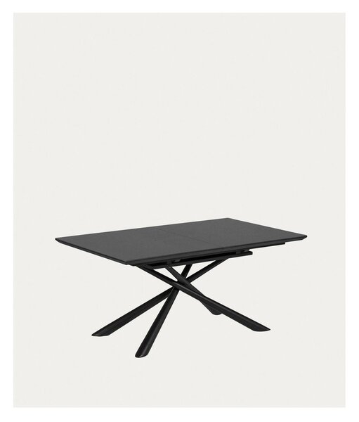 Rozkladací jedálenský stôl s prídavnou doskou s keramickou doskou 90x160 cm Theone – Kave Home