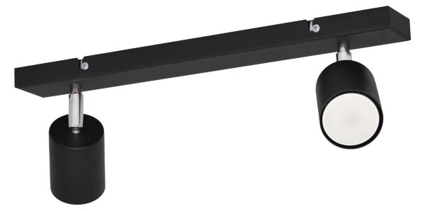 LED Bodové svietidlo TUNE 2xGU10/4,8W/230V čierna