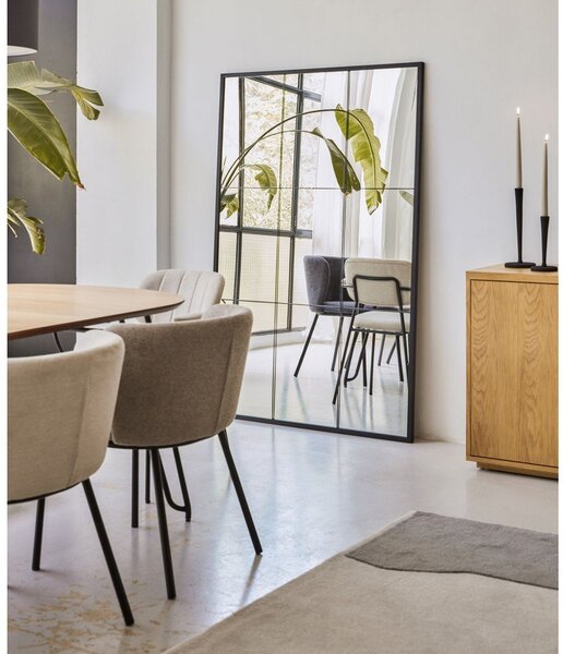Nástenné zrkadlo s dreveným rámom 100x160 cm Ulrica – Kave Home