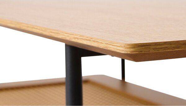 Konferenčný stolík v dekore duba v prírodnej farbe 55x110 cm Pensacola – Unique Furniture