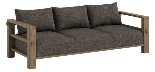 Tmavosivá pohovka 225 cm Bare – Karup