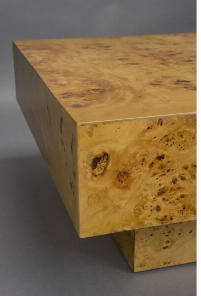 Konferenčný stolík v dekore orecha v prírodnej farbe 90x90 cm Quinn – Dutchbone