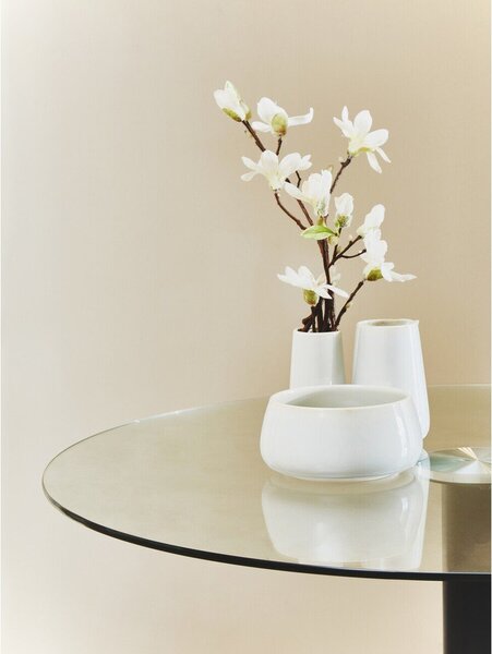 Okrúhly jedálenský stôl so sklenenou doskou ø 90 cm Metropolitan – Premier Housewares