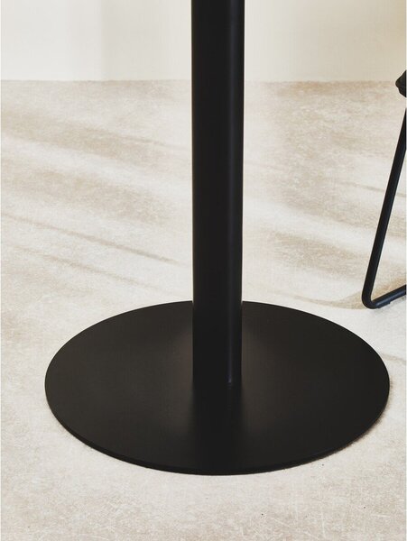 Okrúhly jedálenský stôl so sklenenou doskou ø 90 cm Metropolitan – Premier Housewares