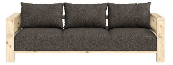 Tmavosivá pohovka 225 cm Bare – Karup