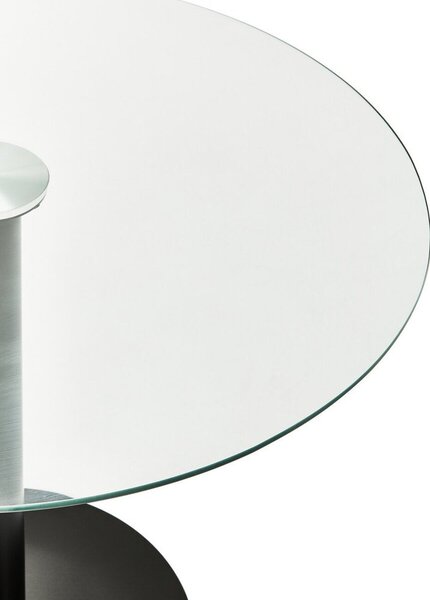 Okrúhly jedálenský stôl so sklenenou doskou ø 90 cm Metropolitan – Premier Housewares