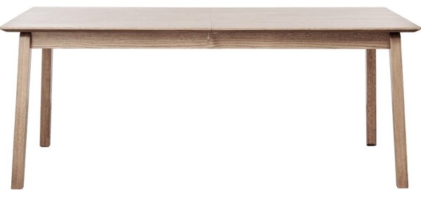 Rozkladací jedálenský stôl s prídavnou doskou v dekore duba 95x190 cm Bari – Unique Furniture