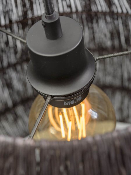 MUZZA ZÁVESNÁ LAMPA IGUAZU S ČIERNA