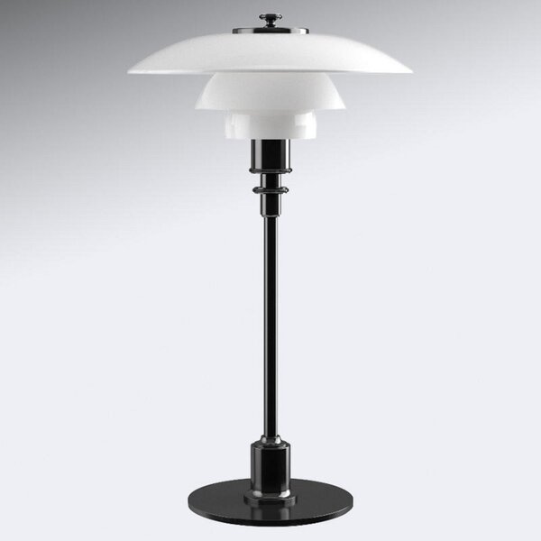 Stolové Lampa Louis Poulsen, PH 2/1, Biela, Obývacia izba, Kov, Dizajnový