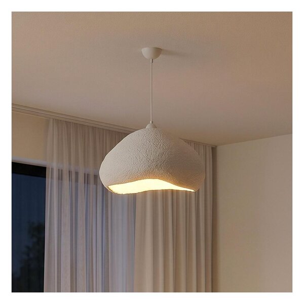 Brilagi - Závesné svietidlo na lanku WABI SABI 1xE27/40W/230V priemer 50 cm biela