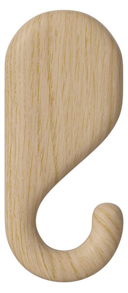 Bolia Nástenný vešiak Nob 11.5 cm, white pigmented oiled oak