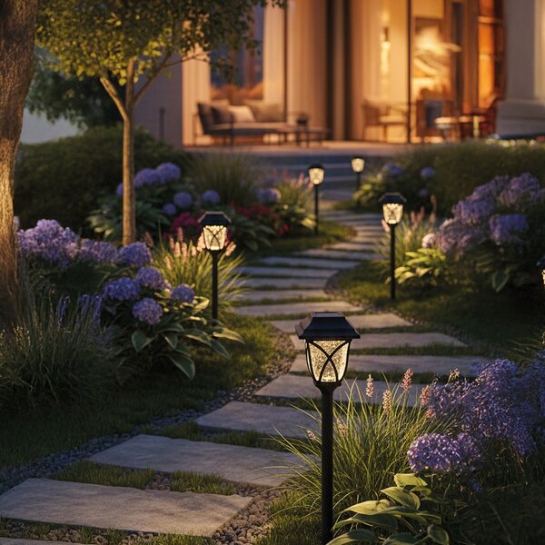 Exteriérové solárne zapichovacie svietidlo Lawn BS