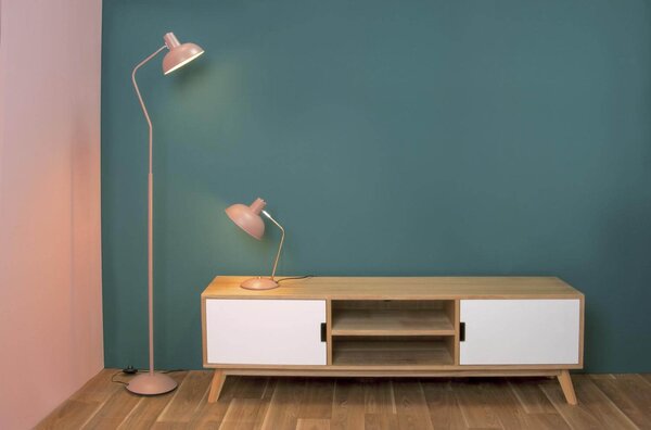 MUZZA STOLNÁ LAMPA HOOD RUŽOVÁ