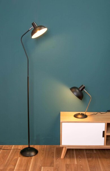 MUZZA STOLNÁ LAMPA HOOD ČIERNA