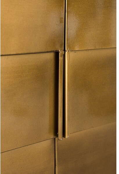 Kovová komoda v zlatej farbe 117x70x26 cm Hanna – Dutchbone
