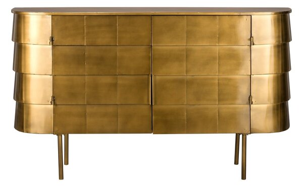 Kovová komoda v zlatej farbe 117x70x26 cm Hanna – Dutchbone