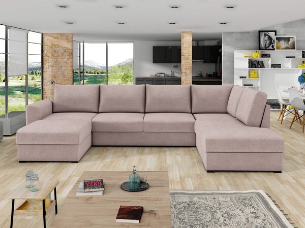 Mirjan24 Rohová rozkladacia pohovka Astana Premium, Dostupné poťahy: Zoya 03, Strana: pravá 5903211464065