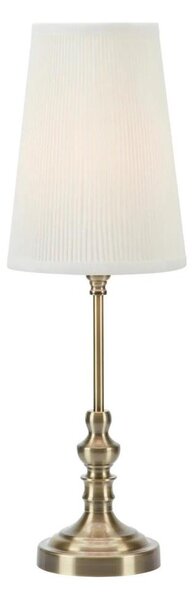 Markslöjd 108969 - Stolná lampa NOBLE 1xE14/40W/230V 56 cm biela/mosadz